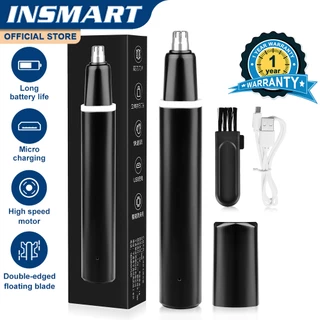 INSMART Rechargeable Nose Hair Trimmer Portable Electric Nose Trimmer Hair 360° Waterproof