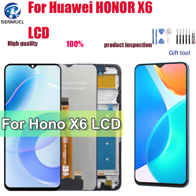 Originales DISPLAY HONOR X6B JDY-LX1 LX2 TOUCHSCREEN MONITOR GLAS SCHWARZ