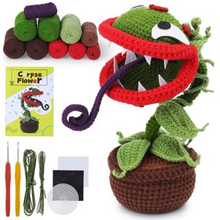 1set Crochet Kit For Beginners, Hanging Potted Plants Crochet Starter Kit  With Step-by-Step Instructions And Video Tutorials Complete Crochet Kit For