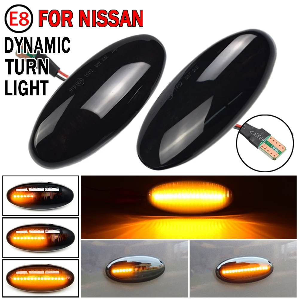 Led Dynamic Car Turn Signal Side Mark Turn Signal Light Suitable for