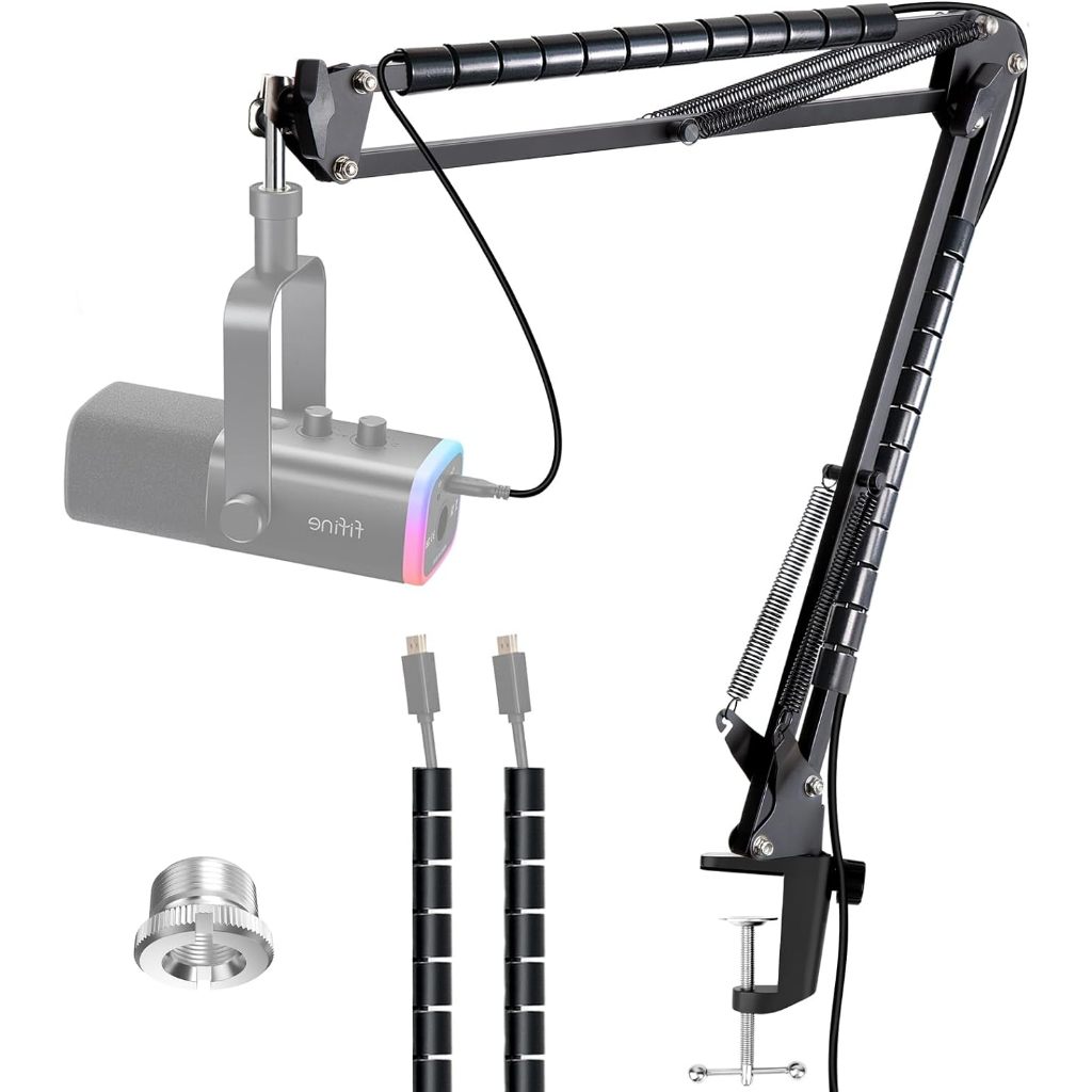 Boom Arm Compatible with Fifine Dynamic Microphone (AM8), Mic Arm