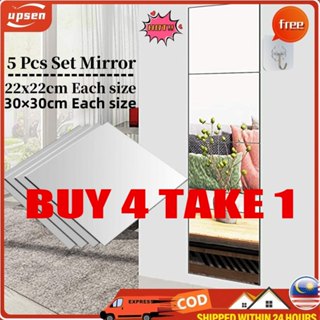 Self Adhesive Mirror Stickers Flexible Mirrors Sheets Cuttable DIY