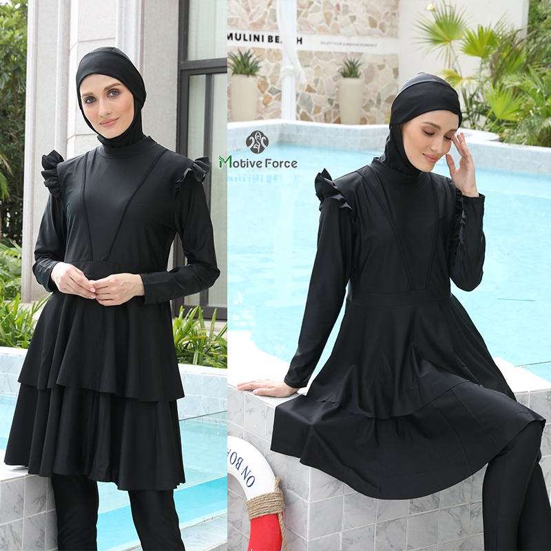 Swimming suit muslimah plus size sales