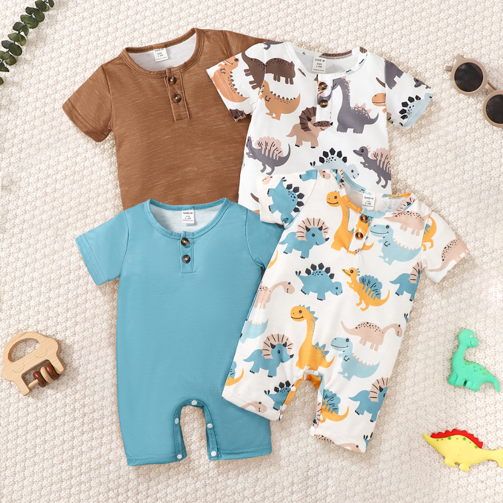 2PCS Baju Baby Boy Romper 024 Months Baju Baby Newborn Baby Clothing