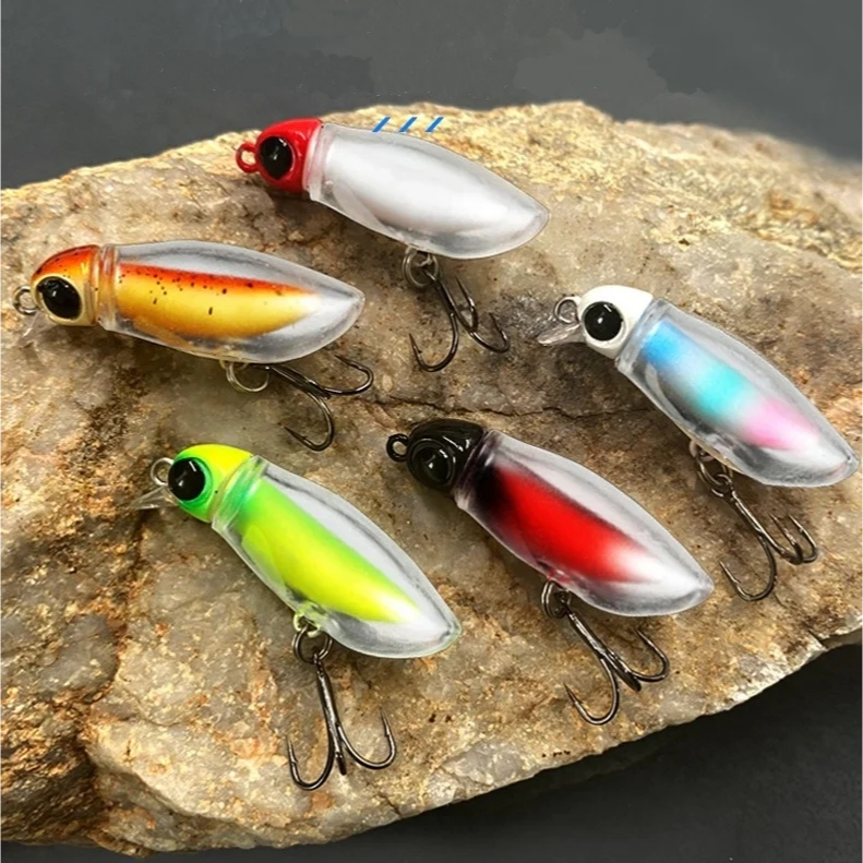 SwimBait Lure Floating Tackle Minnow Bait Inline Treble Hook High ...