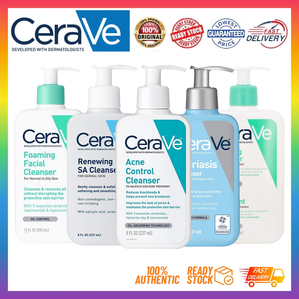 Cerave Acne Control Cleanser 2 Salicylic Acid Acne Treatment Cleanser