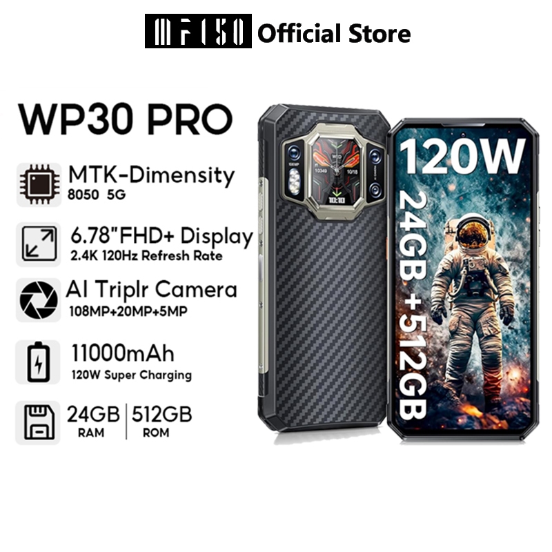 In Local]Oukitel WP30 Pro 5G Rugged 120W Super Charge 11000 MAh 6.78 Fhd 12gb 512gb 120hz 108mp Camera I.747898595