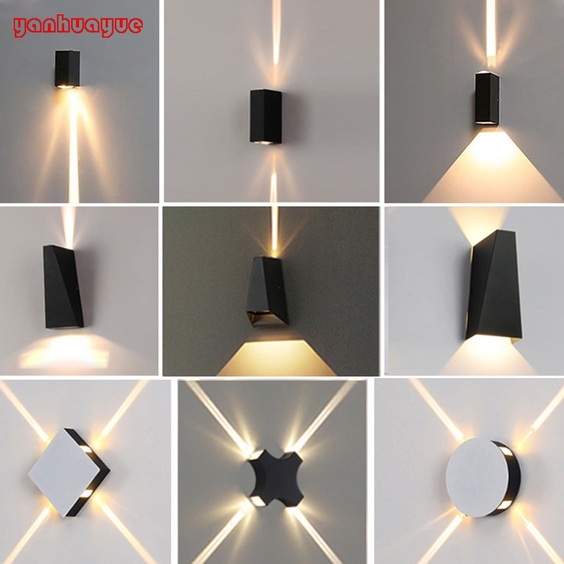 Wall Light Outdoor Wall Lamp Waterproof Lampu Dinding LED Lighting ...