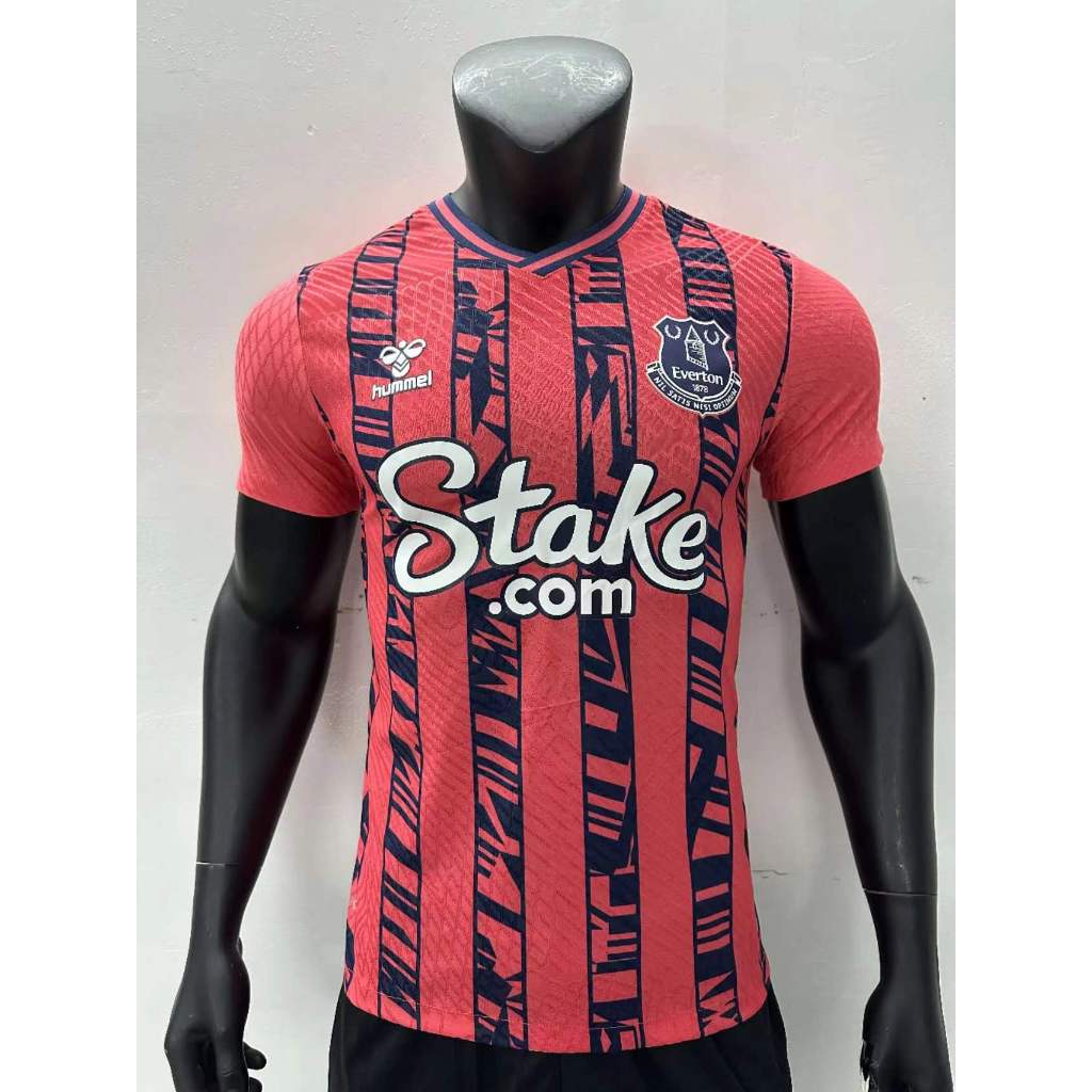 23-24 Everton Football Club away players version jersey | Shopee Malaysia