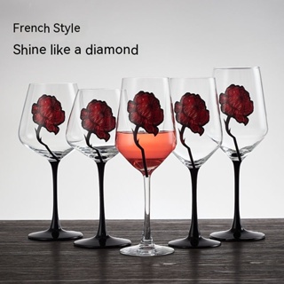 Tipsy Spin Crystal Wine Glasses