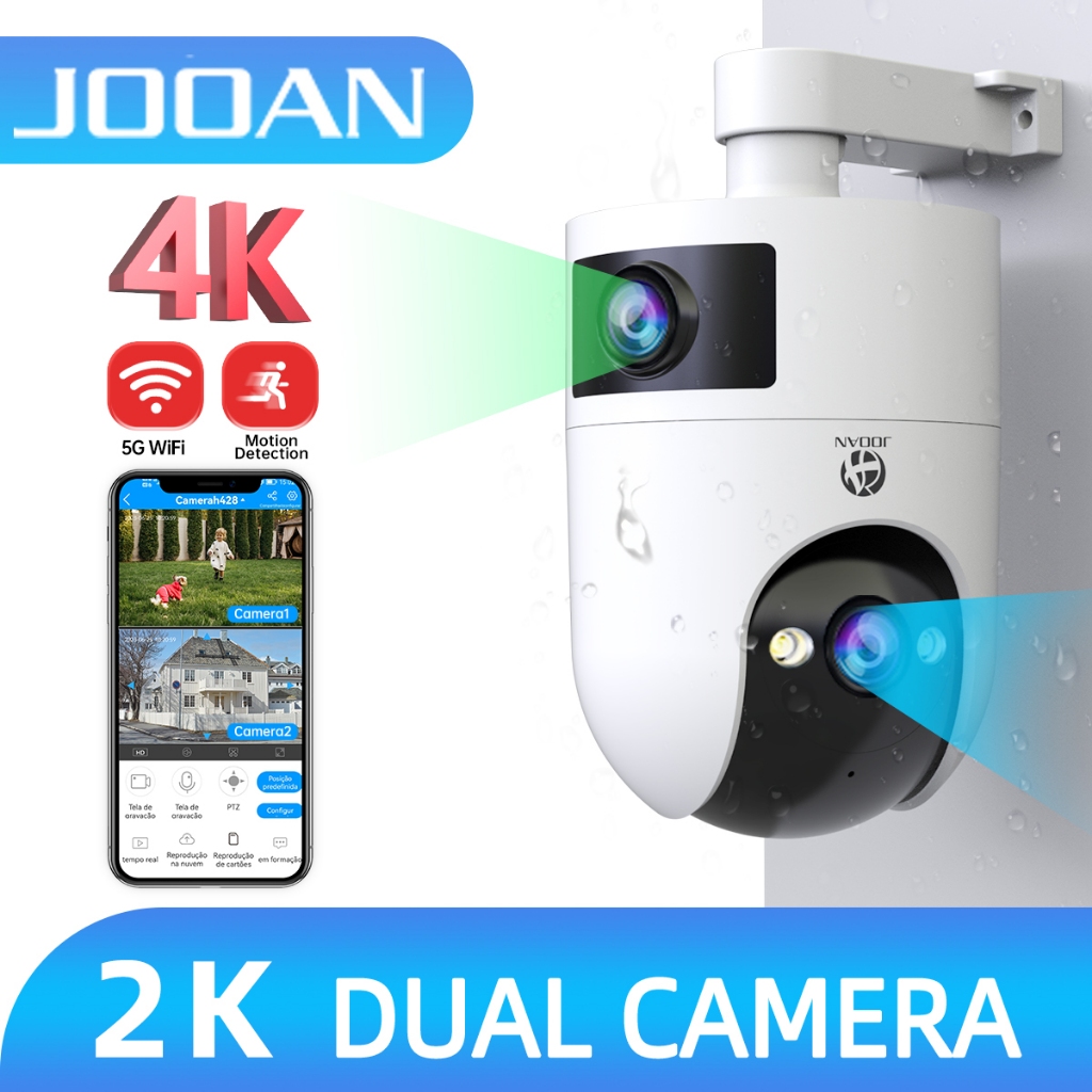 Jooan G K Dual Lens Waterproof Home Cctv Outdoor Security Ip Camera