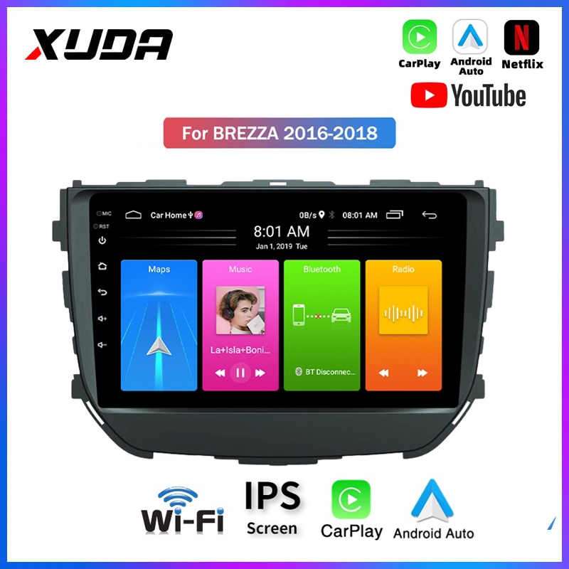 For Suzuki BREZZA 2016-2018 Android Car Stereo Support Carplay Android ...