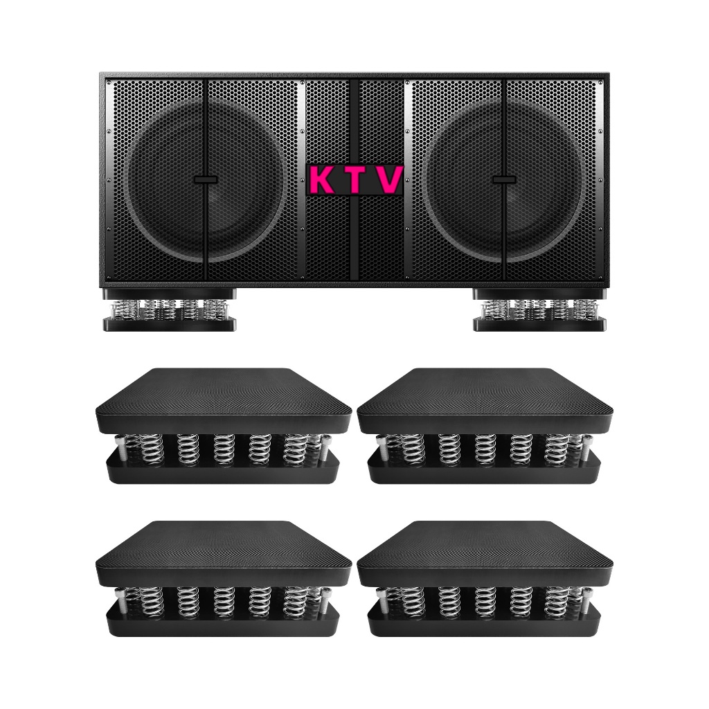 Audiophile Shock Spikes Spring Damping Pad HiFi Audio Stand Feet KTV