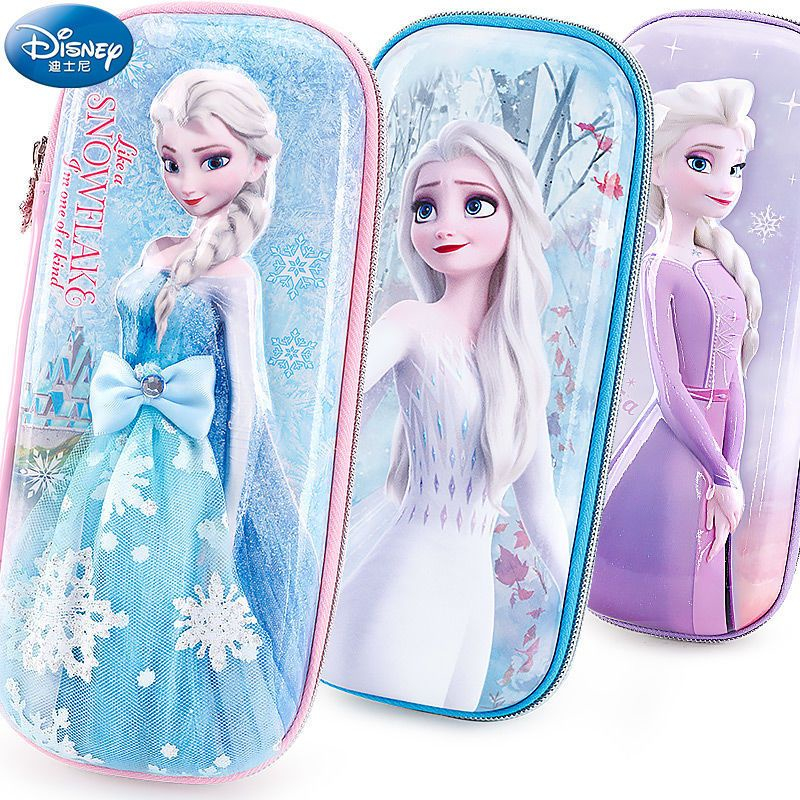 Princess Elsa Stationery Box Disney Pencil Case Elementary School ...