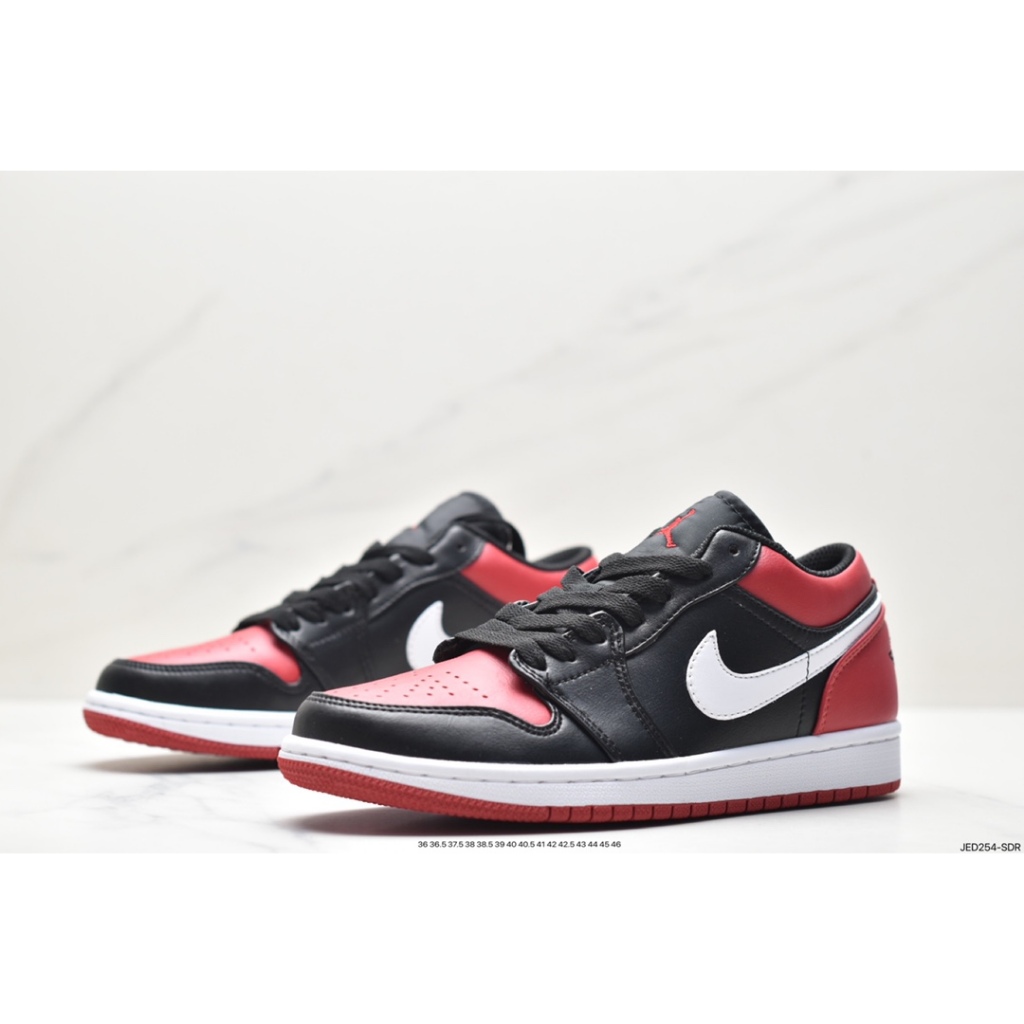 Air Jordan 1 Low Alternate Bred Toe 553558 066 Shopee Malaysia