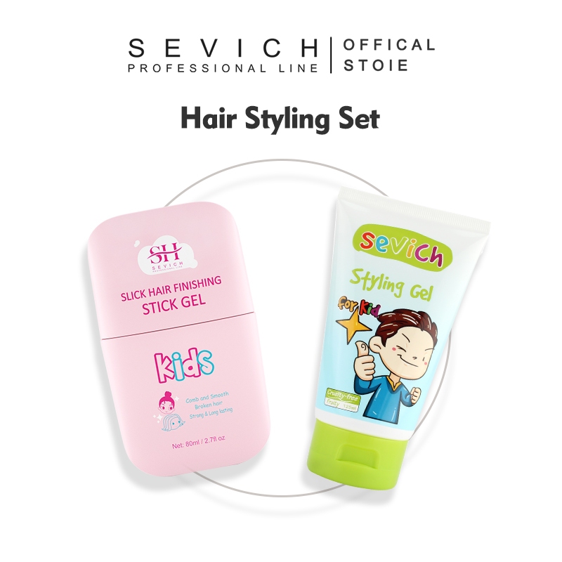 SEVICH Hair Styling Gel (125ml) + Styling Stick Gel For Kids (80ml) | Shopee Malaysia