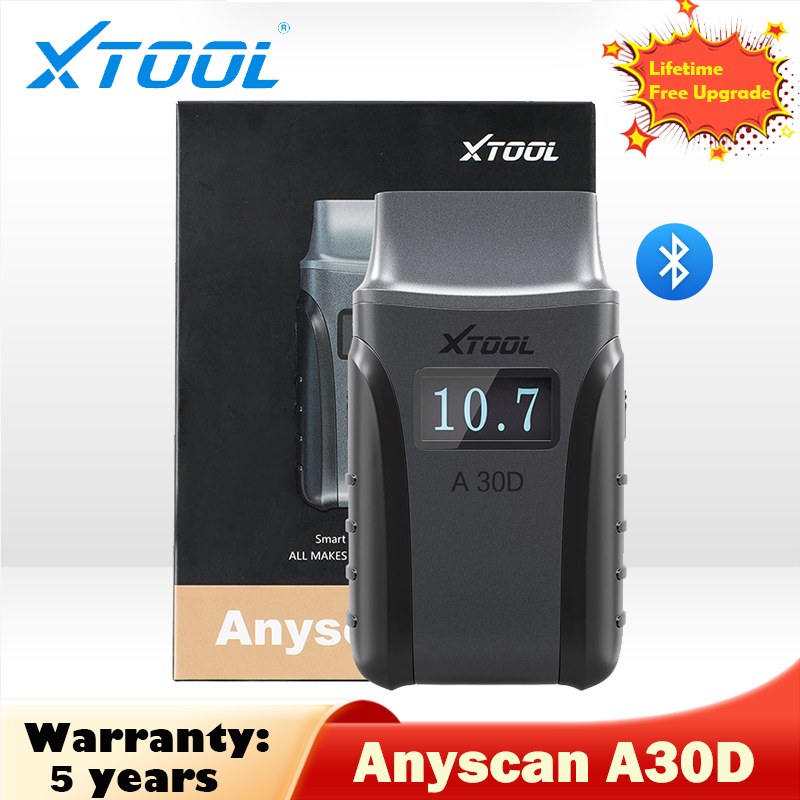 XTOOL Anyscan A30D Bi-Directional Scanner, Lifetime Free Update, OE Full  Systems Diagnostic Tool, 11+ Services, ABS Bleed, Injector Coding, Oil  Light