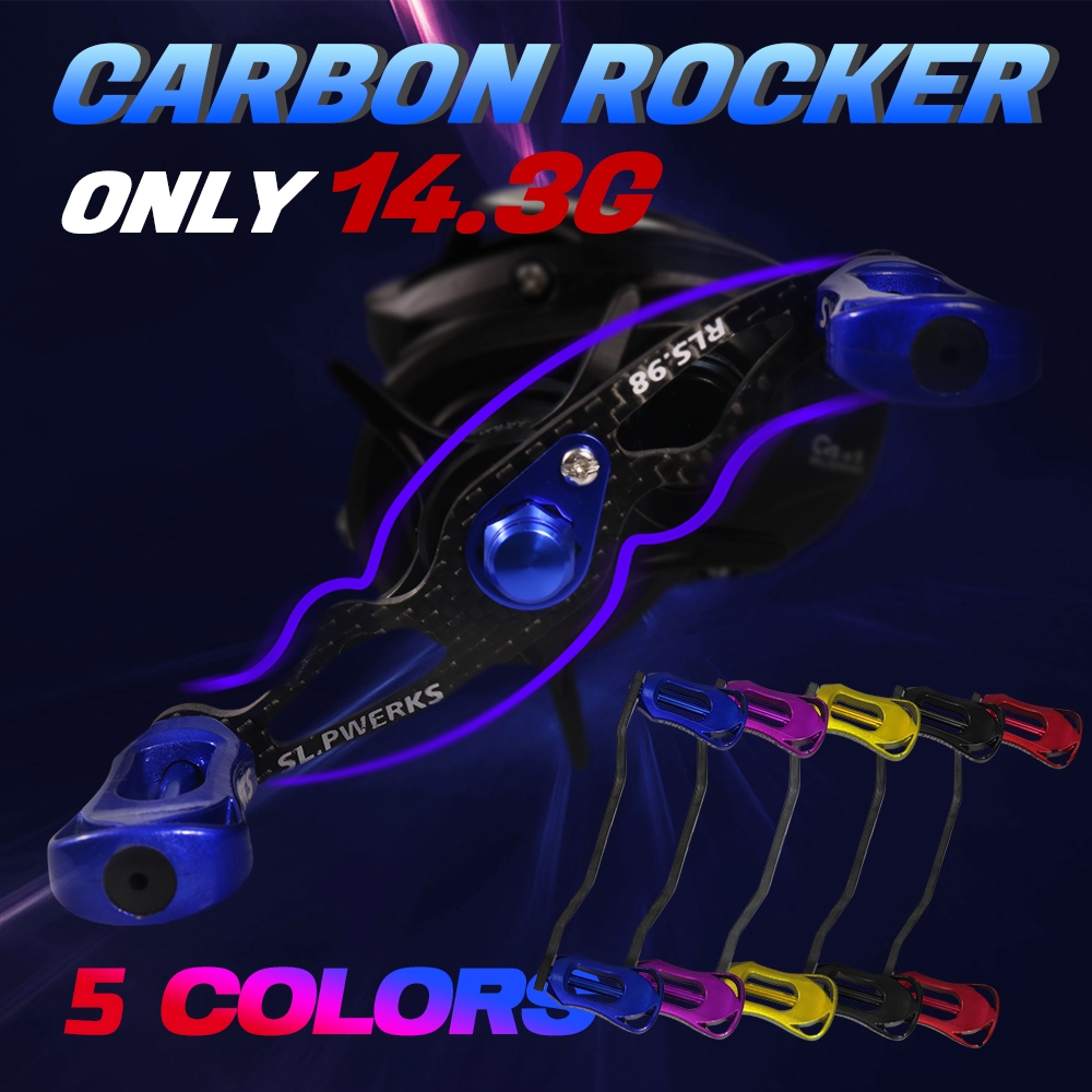 Buy Outdoor Fishing Carbon Fiber Bait Casting Reel Rocker Arm Fish Wheel Handle 1 13486489