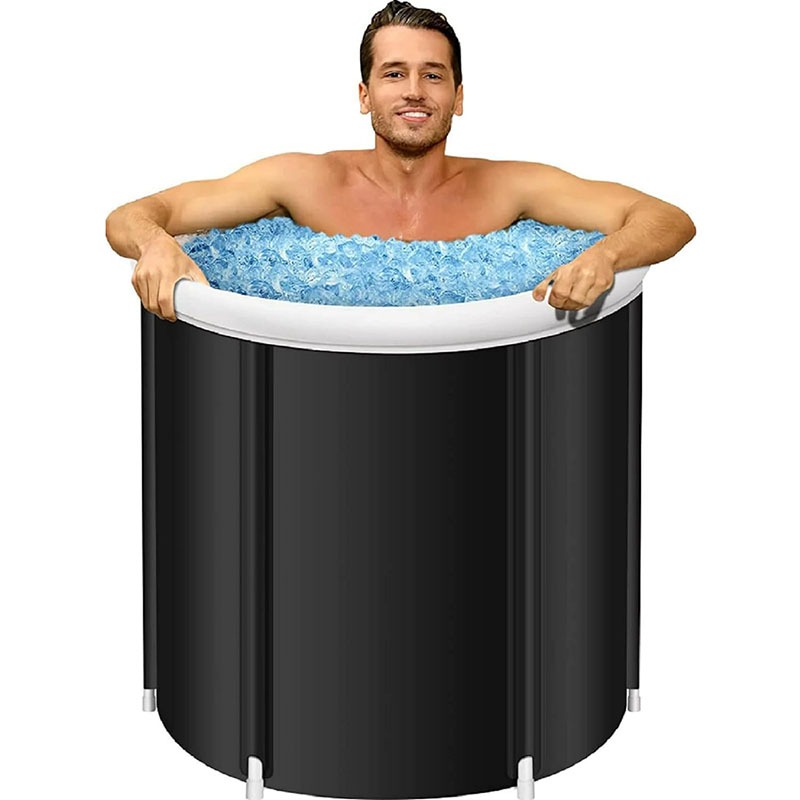 Ice Bath Tub Cold Plunge Tub for Hot Summer Portable Freestanding