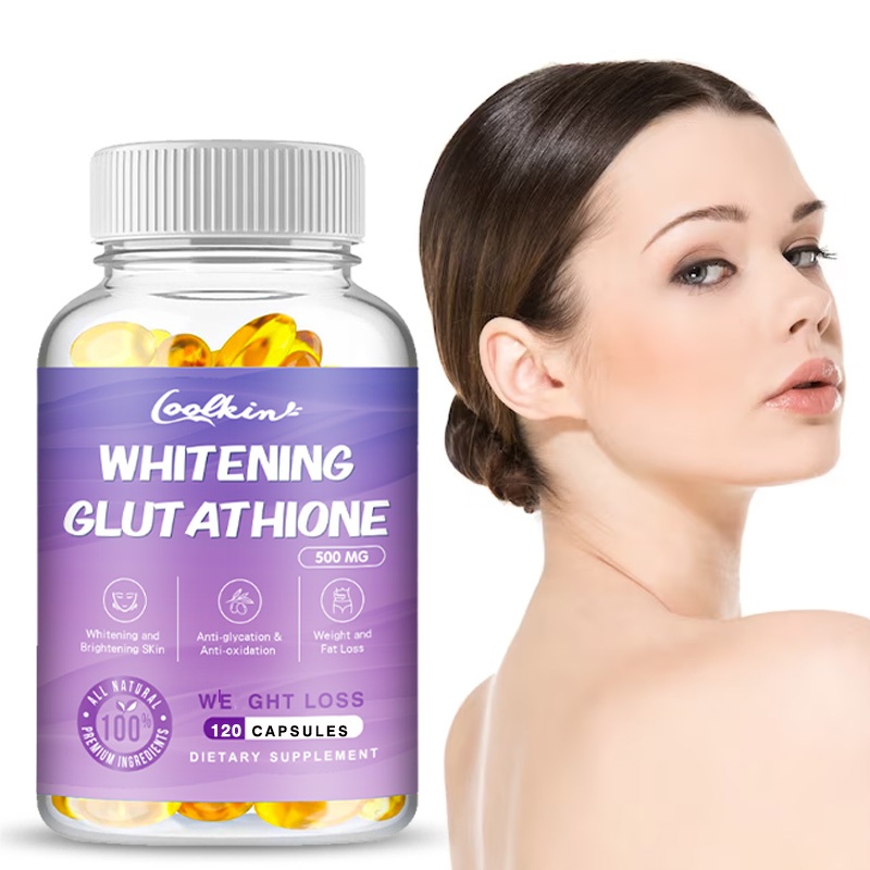 Whitening Glutathione Contains Grape Seed L Glutathione Brightens Skin Reduces Wrinkles Antioxidants 30 60 120 Capsules