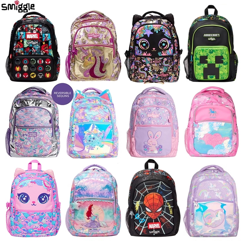 [FREE PLASIC BAG AND GIFT] Smiggle Backpack LARGE BAG | Shopee Malaysia