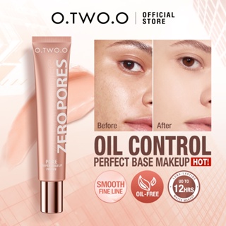 O.TWO.O Poreless Primer Face Base Primer Cream Invisable Pore Moisturizing Hydrating Brightening Concealer Tone-up 20g otwoo Makeup