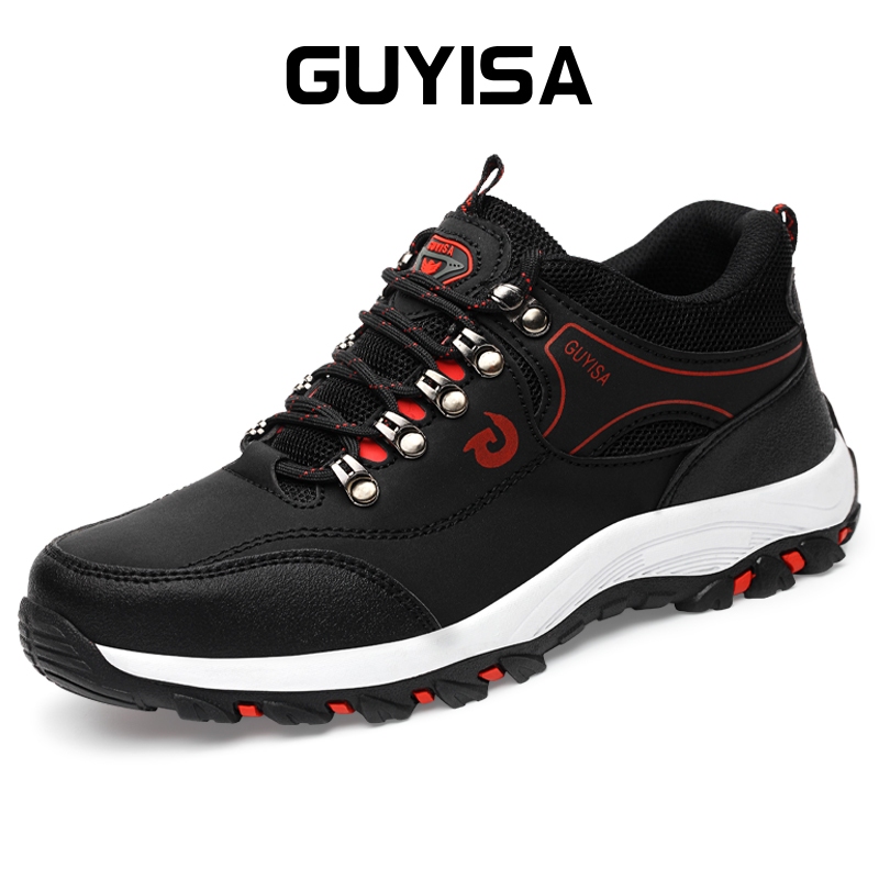 GUYISA safety shoes waterproof kasut kerja lelaki steel toe cap
