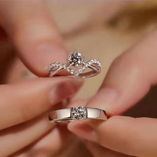 Korean couple rings on sale online