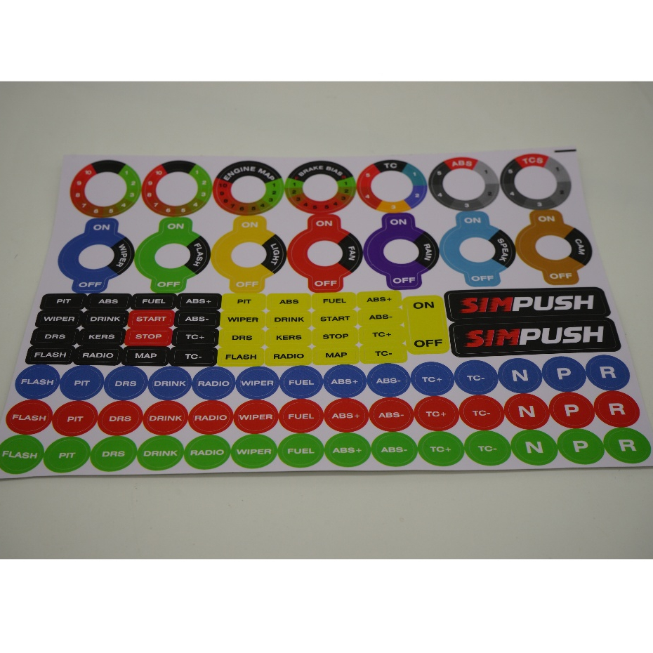 Sim Racing Wheel Mod SIMPUSH Formel F1 Racing Sim Wheel Mod GT3 GT4 Sim ...