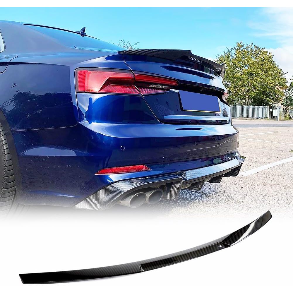 For Audi A5 Base/Sline S5 2017-2023 4 Door Dry Carbon Fiber Rear ...