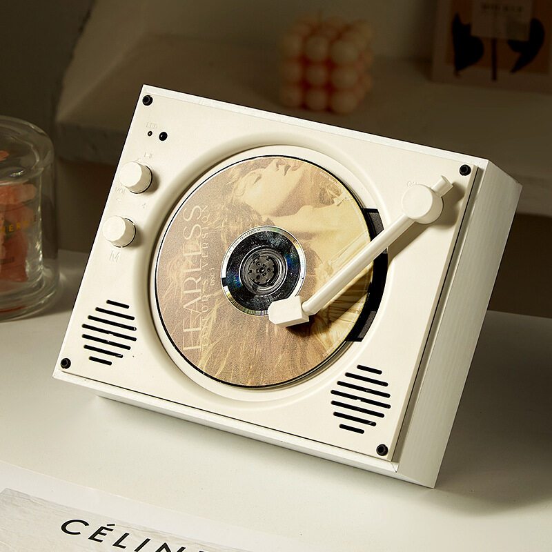 Middix Retro CD/DVD Player With Speaker for home Kpop Portable ...
