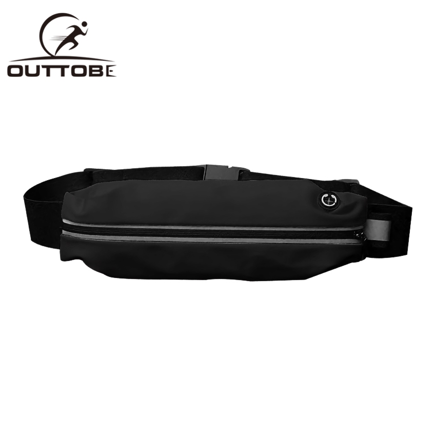 Outtobe Sports Bag Adjustable Running Pouch Runners Belt Workout Waist Bag Elastic Money Belt