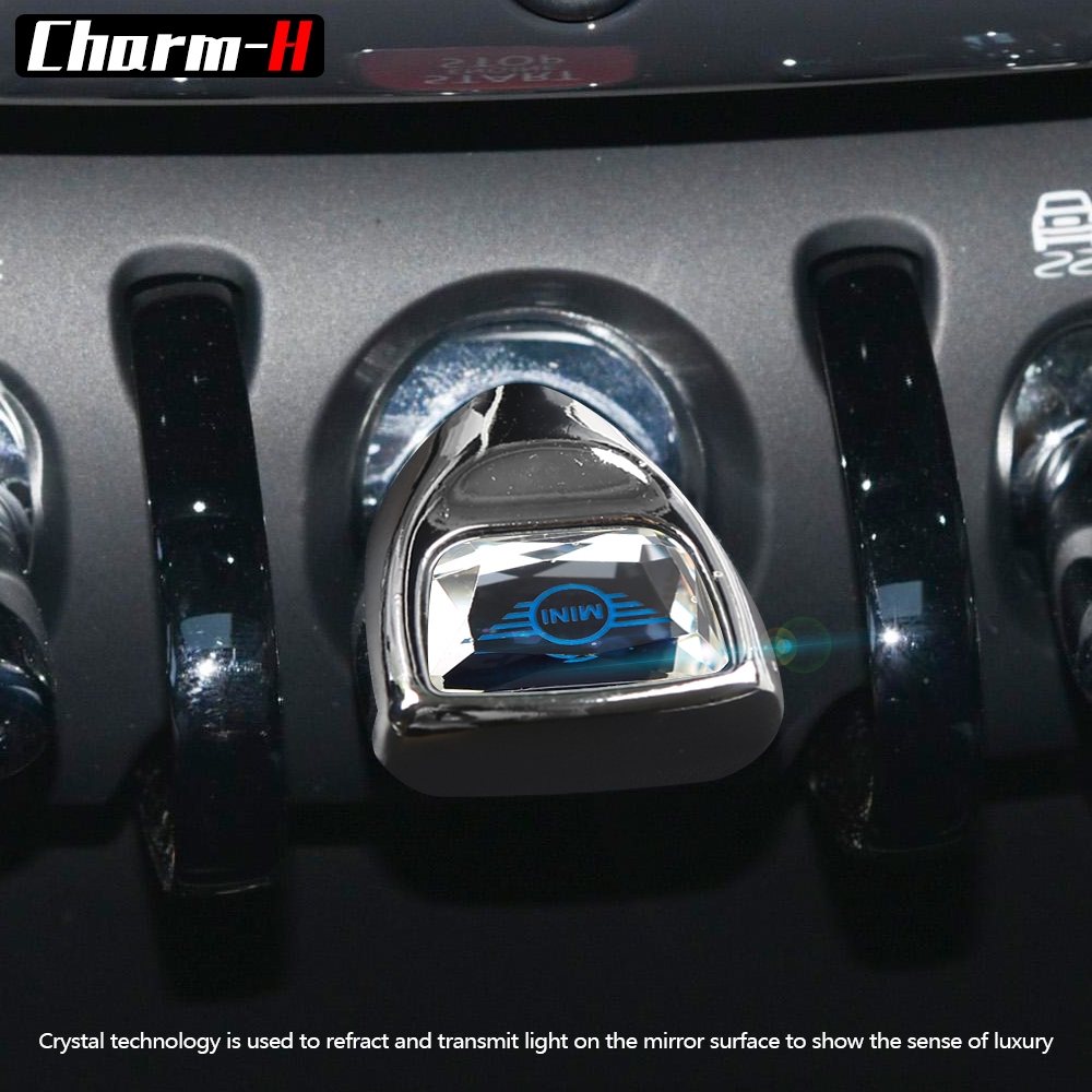 Car Engine Start Stop Switch Button Cover For BMW Mini ONE Cooper F55 ...