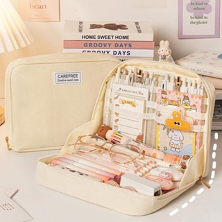 Standable pencil case|Macaron color| Korean style pencil case| Japanese  style kawaii pencil case