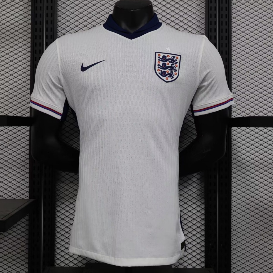 England Bellingham Home Soccer Jersey 2024 Mens White Player Version Football Shirt Shopee