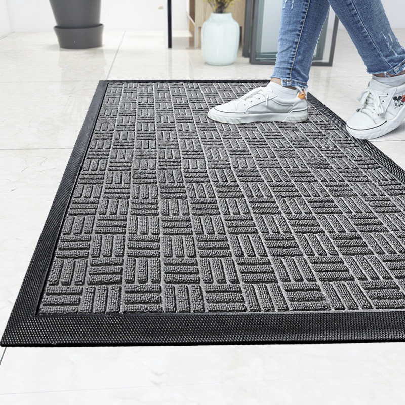 Door Mat Entrance Durable Natural Rubber Non Slip Floor Mat Entrance ...