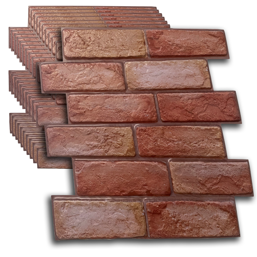Easylike 3D Brick Wallpaper sticker self adhesive wall paper dinding ...
