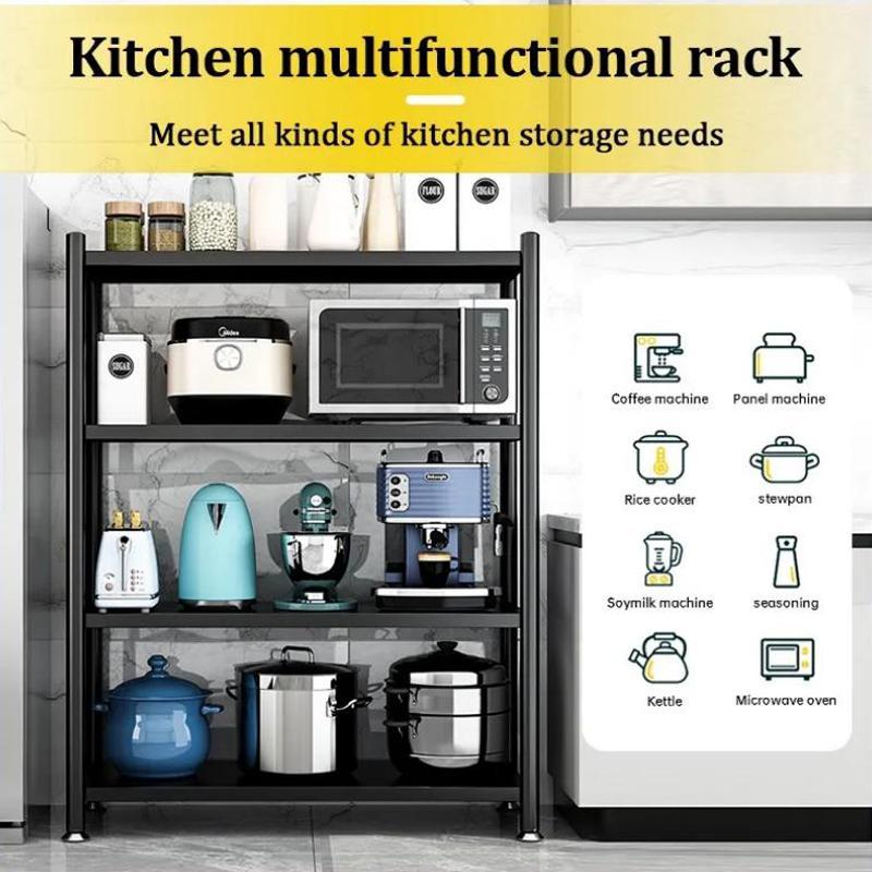 Kitchen Rack Microwave Oven Shelf Multi-function Kitchen Storage Shelf ...