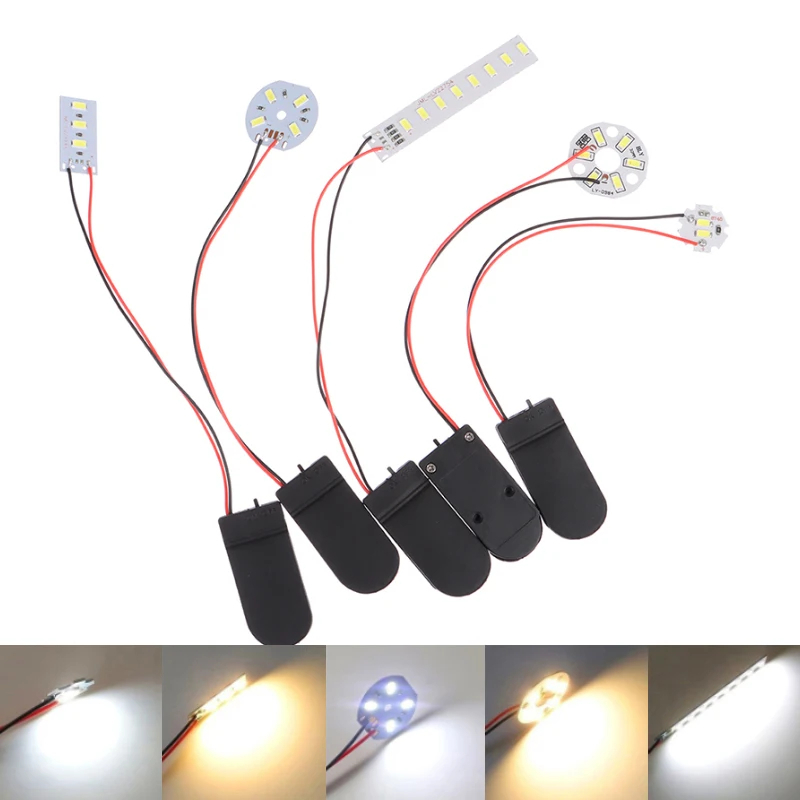 Mini DIY Electronic Small Light Bulb Handmade Luminous Material Button ...