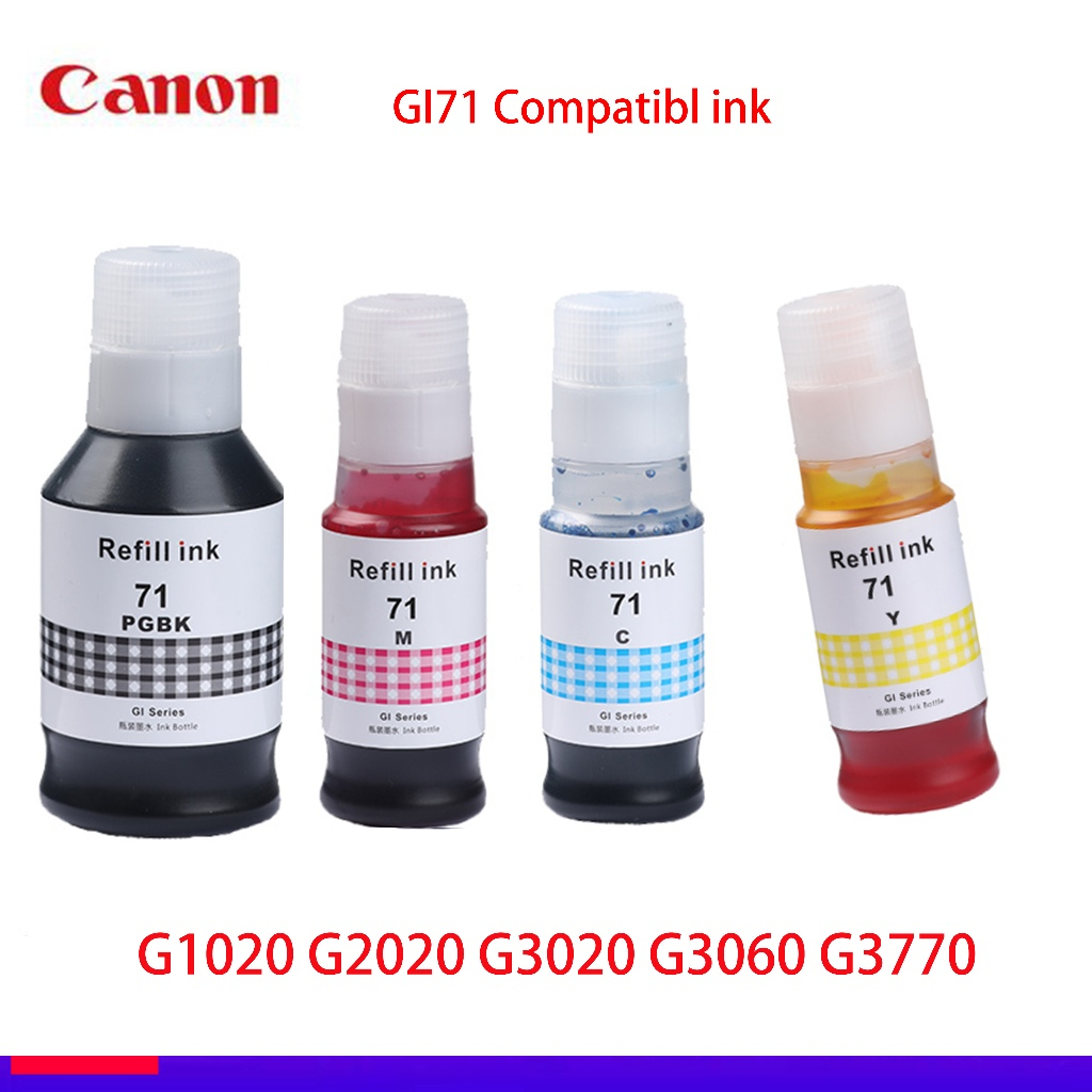 Malaysia Spotcanon Gi71 Compatible Ink Canon Gi 71 Gi71 Ink For Canon G2020 G1020 G3020 G3060 