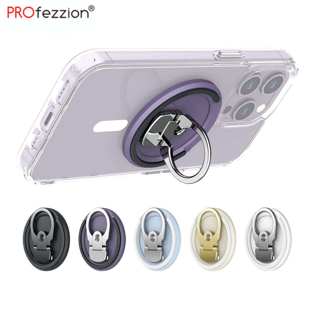 PROfezzion Magnetic Webcam Mount Finger Ring for Apple 15 14 13 12 Pro ...