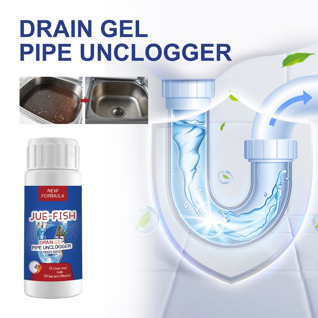 Sink and Drain Unclogging Powder Pipe Unclogging Agent | Shopee Malaysia