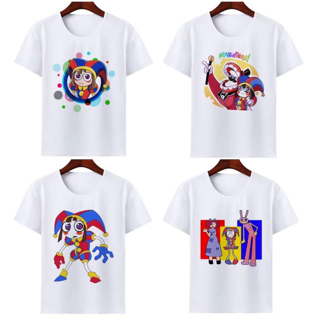 Pomni shirt for kids The Amazing Digital Circus shirt | Shopee Malaysia