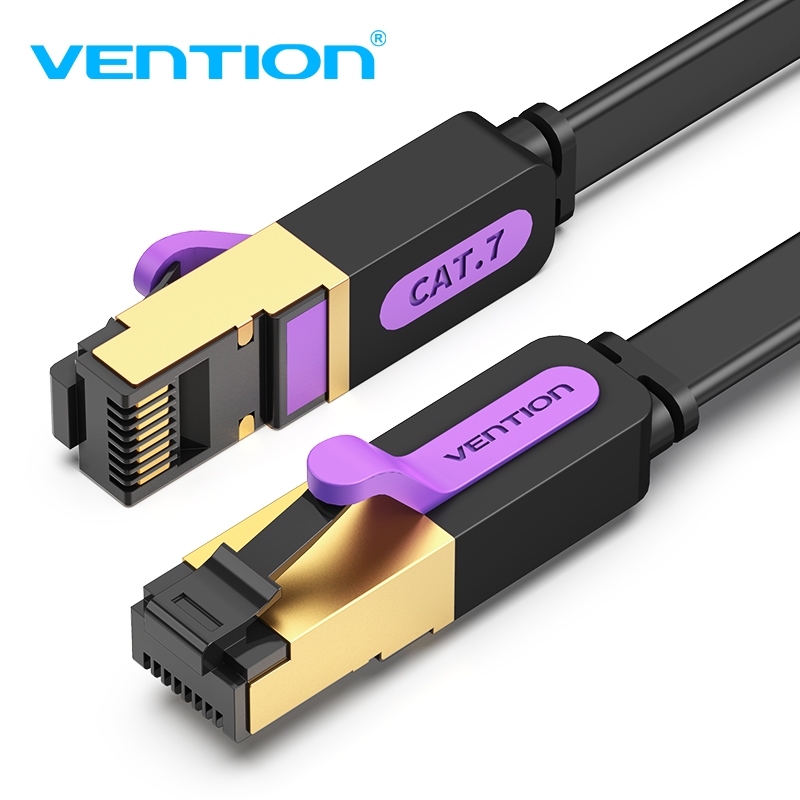 VENTION Cat 7 Cable RJ45 Flat High Speed Gigabit 10Gbps