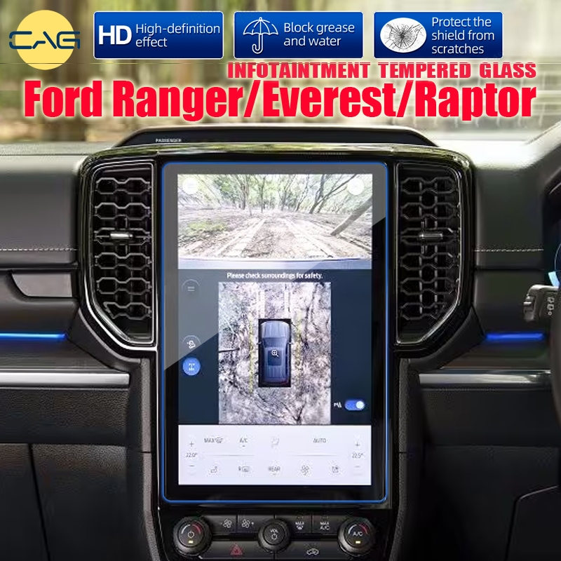 Tempered glass screen protector For Next Gen Ford Ranger Wildtrak 2024 ...