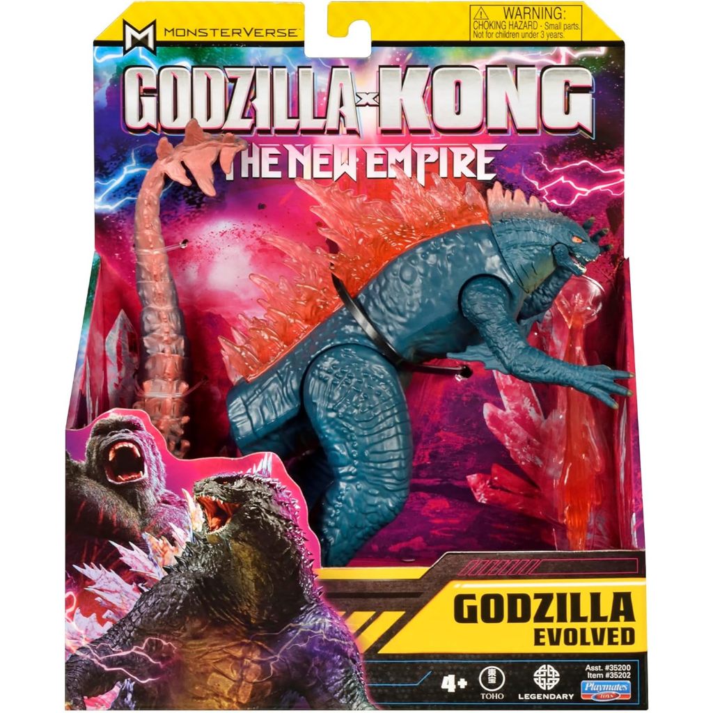 Godzilla x Kong Godzilla Evolved (w/Heat Ray) by Playmates Toys