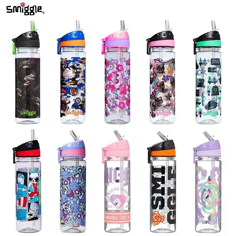 Australia smiggle Water Cup Straw Water Bottle (First 50 Types ...