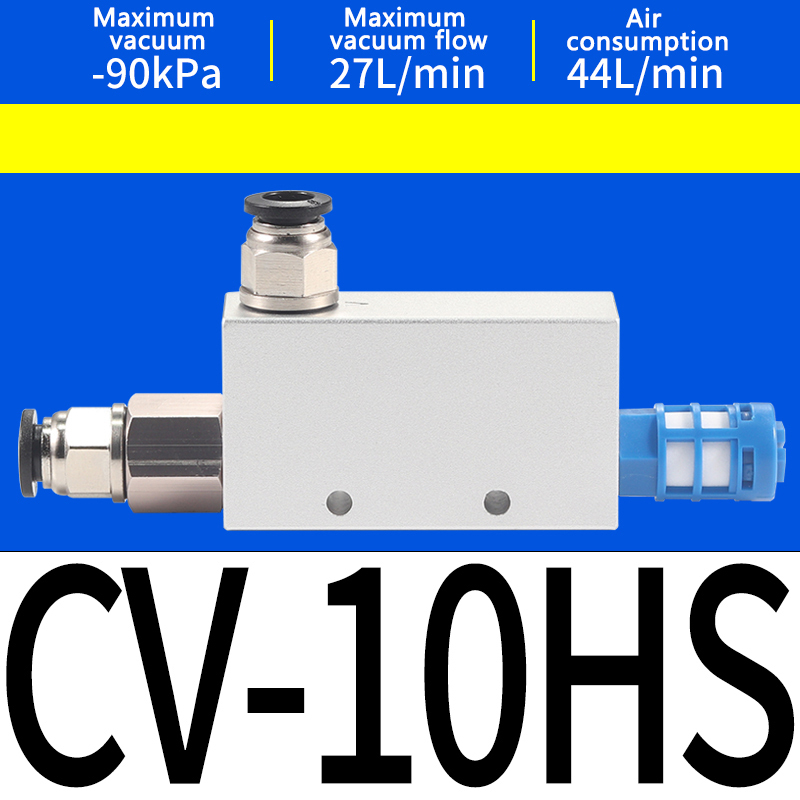 Pompe à Vide Pneumatique CV-25HS - Générateur D'aspiration En Alliage Aluminium
