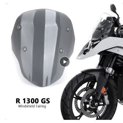 Motorcycle Windscreen Windshield Wind Deflectors Fairing Black