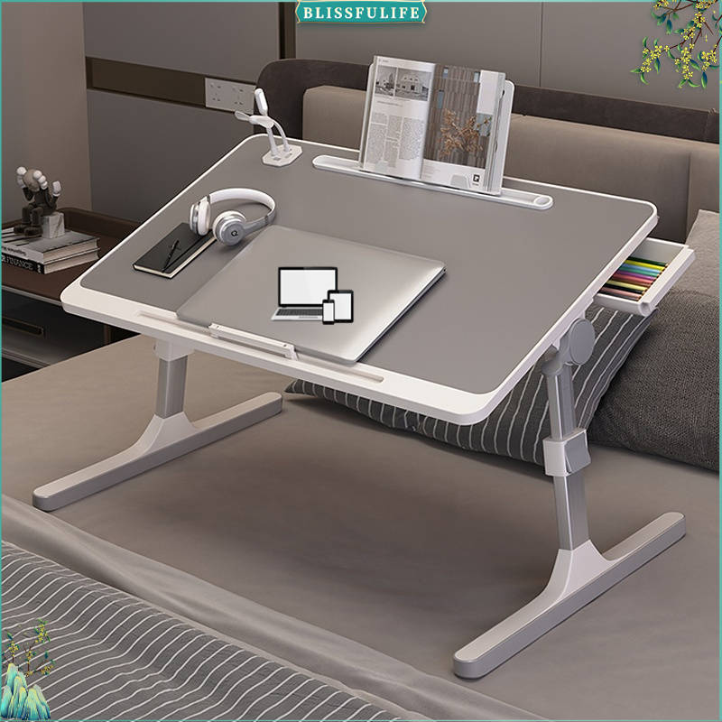 Desk Bed Table Anti Slip Foldable Laptop And Notebook Table Portable ...